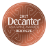 Decanter - BRĄZOWY medal ASIA